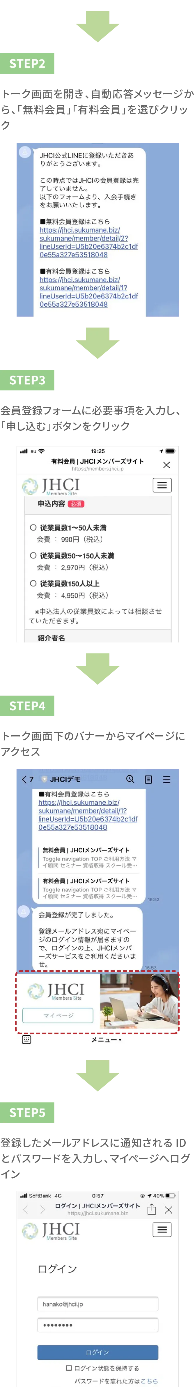 ご入会の流れ